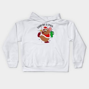 Lookin Like A Snack Gus Gus And The Cheese Christmas Kids Hoodie